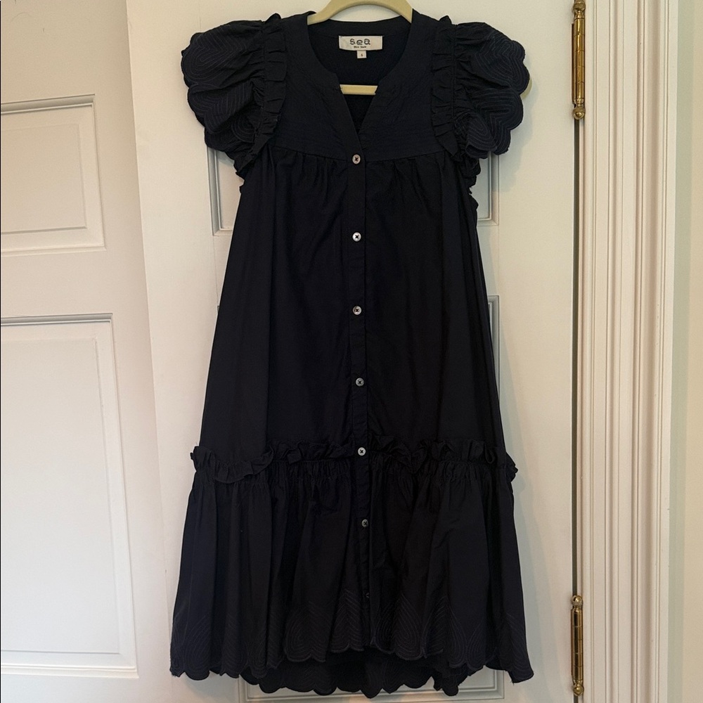 Sea New York Midnight Ruffle Dress